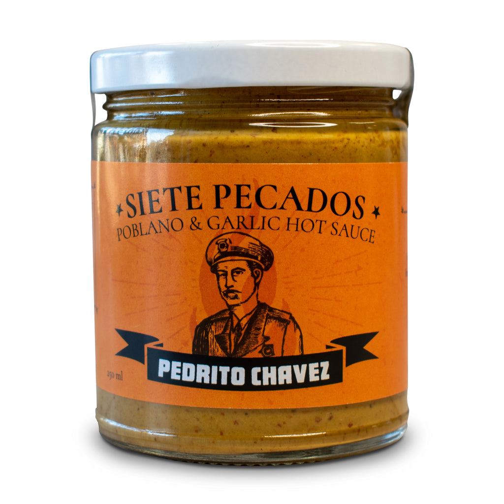 Pedrito Chavez - Poblano and Garlic Hot Sauce